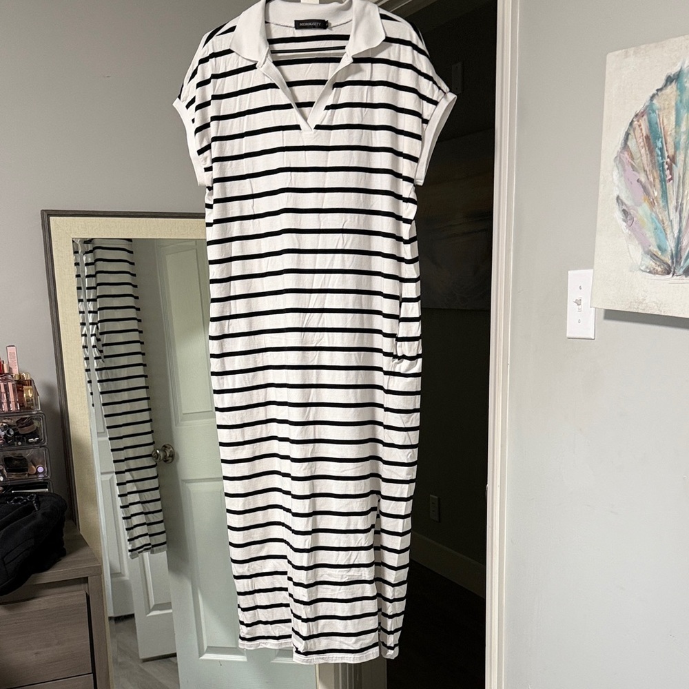 Striped Polo Dress